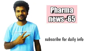 PHARMA QUIZ COMPETITIONS | PHARMA NEWS -65 | #pharmacychannel  #PHARMA_NEWS