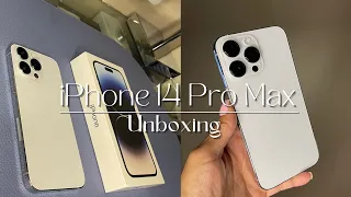iPhone 14 Pro Max Unboxing | Set up & 1st Impressions :)