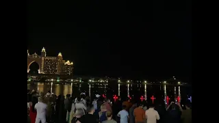 UAE 50th National day celebration fireworks - The Atlantis - The Palm - The pointe Dubai