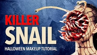 Killer snail Halloween makeup tutorial