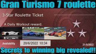 Gran Turismo 7 roulette...Secrets to winning big revealed!!!