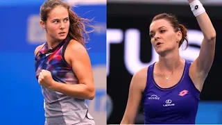 Daria Kastkina vs Agnieszka Radwanska DUBAI 2018 BEST HD Highlights