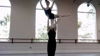 Impromptu Lift Practice at Northwest Florida Ballet
