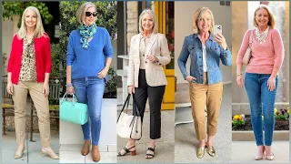 stylish cold weather outfits For women Over 40+50+60 | Winter Business casual outfits for women