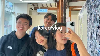 korea vlog🐷: airplane mukbang, shopping, insadong, ikseondong, gyeongbokgung