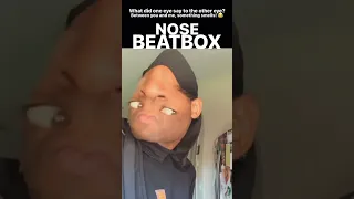 Nose job went bad!! But the beatbox was awesome!! 😂-Verbal Ase #shorts