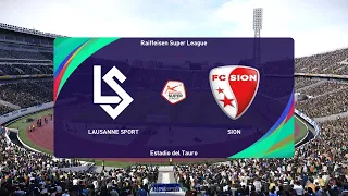 PES 2021 | Lausanne Sport vs FC Sion - Switzerland Super League | 23/01/2021 | 1080p 60FPS