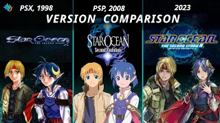 Star Ocean: The Second Story R - 1:1 Graphics Comparison VS 1998 & 2008