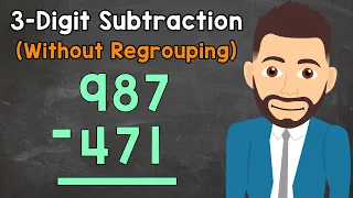 3-Digit Subtraction Without Regrouping | Elementary Math with Mr. J