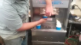 Mix Test :Taylor 161 1ph Air Cool Soft Serve Ice Cream Machine