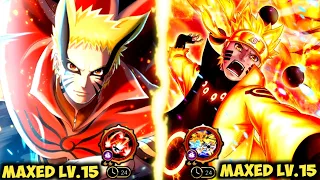 MAXED Naruto Baryon EX LV.15 vs MAXED Naruto The Final Showdown EX LV.15 Solo Gameplay - NxB NV