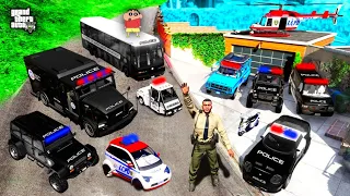 Collecting SECRET POLICE VEHICLES in GTA 5 ! JSS GAMER