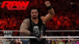 Roman Reigns vs. Sami Zayn vs. Sheamus vs. Chris Jericho: Raw- WWE 2K16 -Simulation