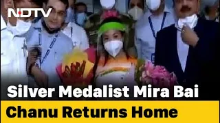 Tokyo Olympics Silver Medallist Mirabai Chanu Comes Home To Big Welcome