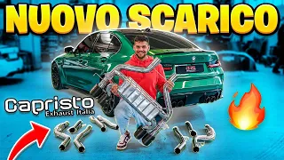 NUOVO SCARICO CAPRISTO ALLA BMW M3 COMPETITION 🔥 E' ASSURDA ( 600 cv e 750 nm 😍)