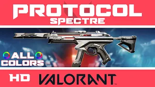 Protocol Spectre VALORANT SKIN (ALL COLORS) | New Skins Showcase