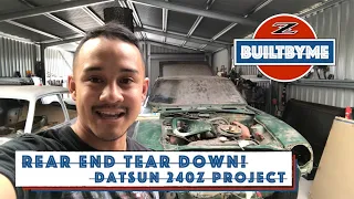 Rear end Tear down! Datsun 240z Restoration Project Ep3