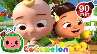 Counting Apples Song 🍎 | CoComelon 🍉 | 🔤 Subtitled Sing Along Songs 🔤 | Cartoons for Kids