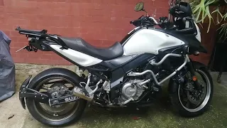 cómo modificar una VSTROM 650 ABS EXHOSTO