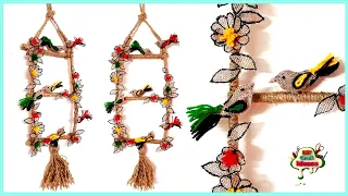 5 Jute craft bird nest | Home decoration ideas handmade | Jute craft