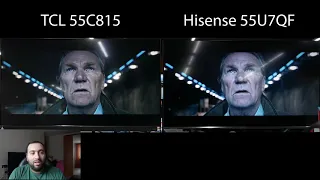 TCL 55C815 vs Hisense 55u7qf