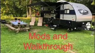 2021 Wolf Pup 17jg Walkthrough and Mods #forestriver #wolfpup #17jg #camping #rving #diy #rvlife