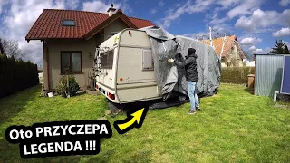 Odsłaniam STARĄ PRZYCZEPĘ !!! - Zniszczyła nam Trawnik w Ogródku (Vlog #423)