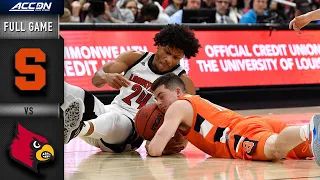 Syracuse vs Louisville Full Game | 2019-20 ACC Men's Basketball