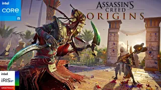 Assassin's Creed Origins Performance Test: i5 1235U Iris Xe Graphics 16GB RAM | 1080P | 720P