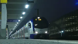 [Brandneu! Flirt3 XL] 3427 Der S-Bahn Hannover bei der Ausfahrt Hannover HBF