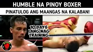 🇵🇭 Humble na PINOY Boxer Dinurog ang Maangas na Kalaban!