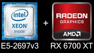 Intel Xeon E5-2697 v3 2.6GHz & Radeon RX 6700 XT 12GB - test in 6 games in 1080p
