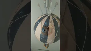 Воздушный шар своими руками. Папье маше + макраме