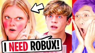 Kid STEALS Mom's Credit Card For ROBLOX, He Instantly Regrets It! (LANKYBOX REACTS TO DHAR MANN)