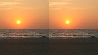 Beach, Sunset, Sunrise | VR, 3D SBS, POV, Google Cardboard