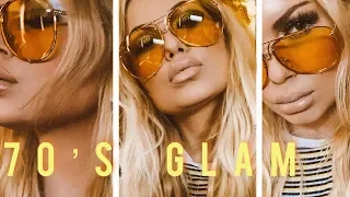 70's INSPIRED GLAM - EASY MAKEUP TUTORIAL - SUMMER MAKEUP | Bailey Sarian