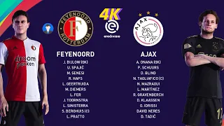 eFootball PES 2021 Gameplay [PS5 4K] Feyenoord vs Ajax-eredivisie [KONAMI]