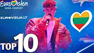 Eurovizija.LT 2024 - My Top 10 (Lithuania 🇱🇹 Eurovision 2024)