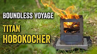 Hobo Kocher Test: Boundless Voyage Titanium Stove - Titan Hobo Kocher #bushcraft Ausrüstung Bushbox