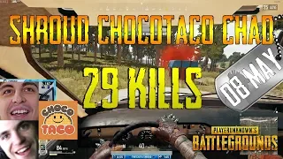 Shroud, chocoTaco, Chad | 29 Kills | PUBG