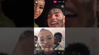 6ix9ine on live with his new girlfriend Jade