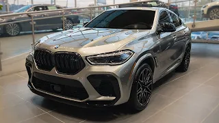 2022 BMW X6M Competition (625HP SUV) in Donington Grey Walkaround Review