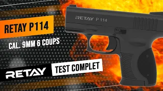 Retay P114 calibre 9mm PAK : un pistolet de défense au design de poche !