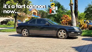 I fixed my Honda Prelude's exhaust, but now it sounds worse