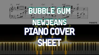 NewJeans (뉴진스) Bubble Gum(버블검) l [Piano Cover + Sheets] [피아노 + 악보]
