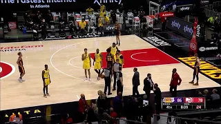 Refs stop the Lakers vs the hawks game because a fan was hackling LeBron