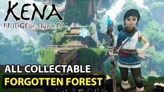 Kena - All Collectibles (Forgotten Forest) - All Rot, Hats, Chests, Flower Shrines. Locations Guide