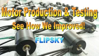 Production & test of Flipsky new brushless motor 6374 improved | Flipsky new motor | BLDC motor