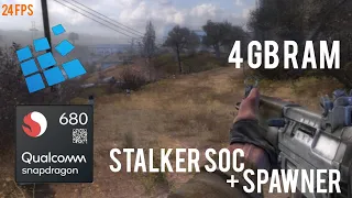Stalker Shadow of Chernobyl + Spawner ExaGear. Snapdragon 680, 4 GB ОЗУ