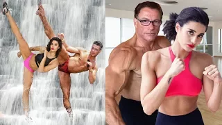 Jean Claude Van Damme Trained Daughter and Son in Martial Arts